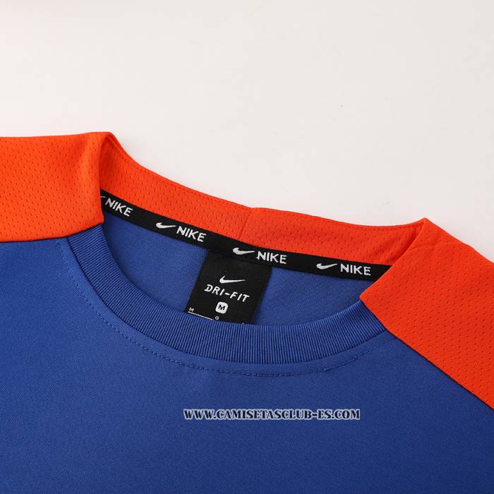 Chandal del Paises Bajos 24-25 Manga Corta Azul - Pantalon Corto